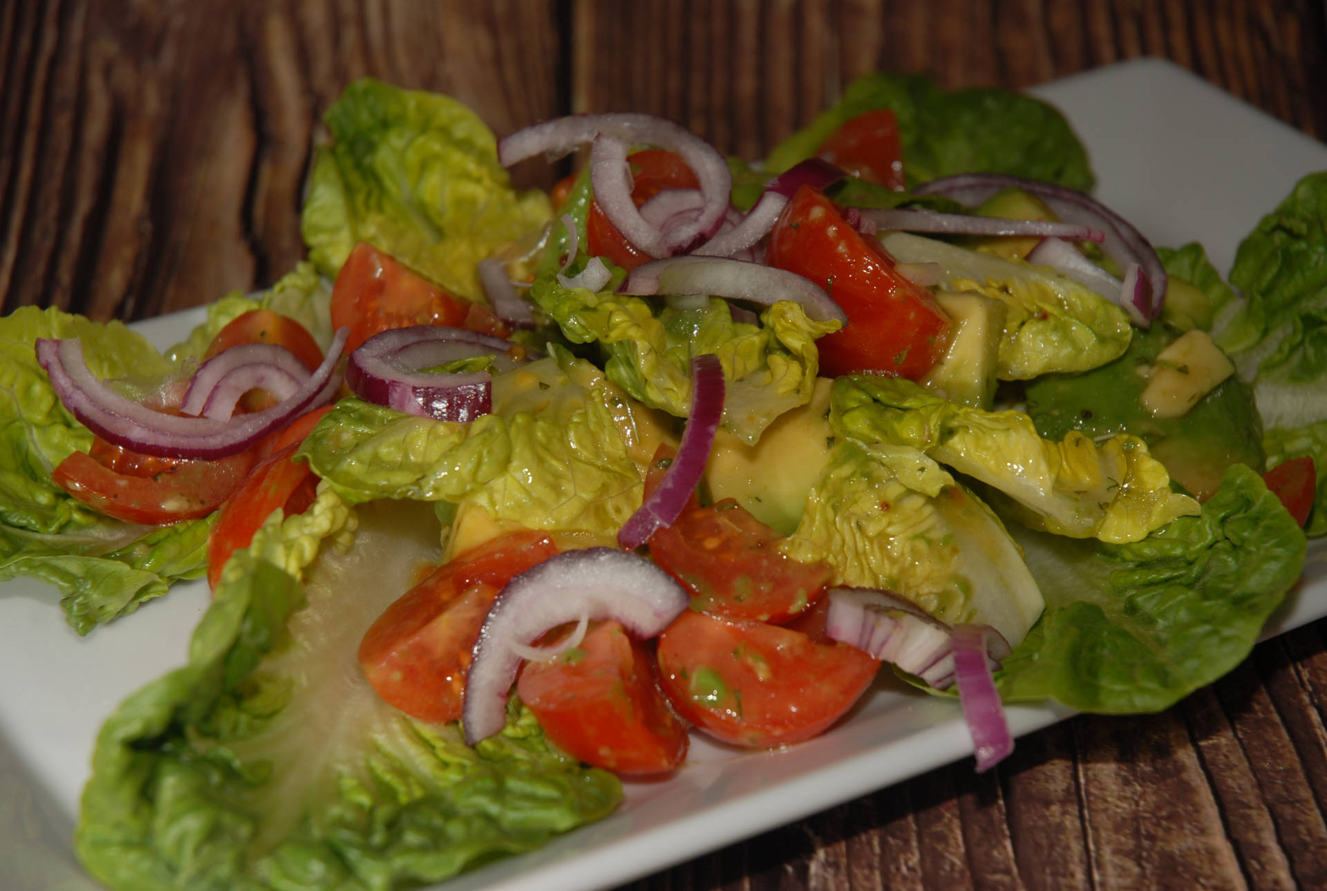 Avocadosalat mit Honigdressing