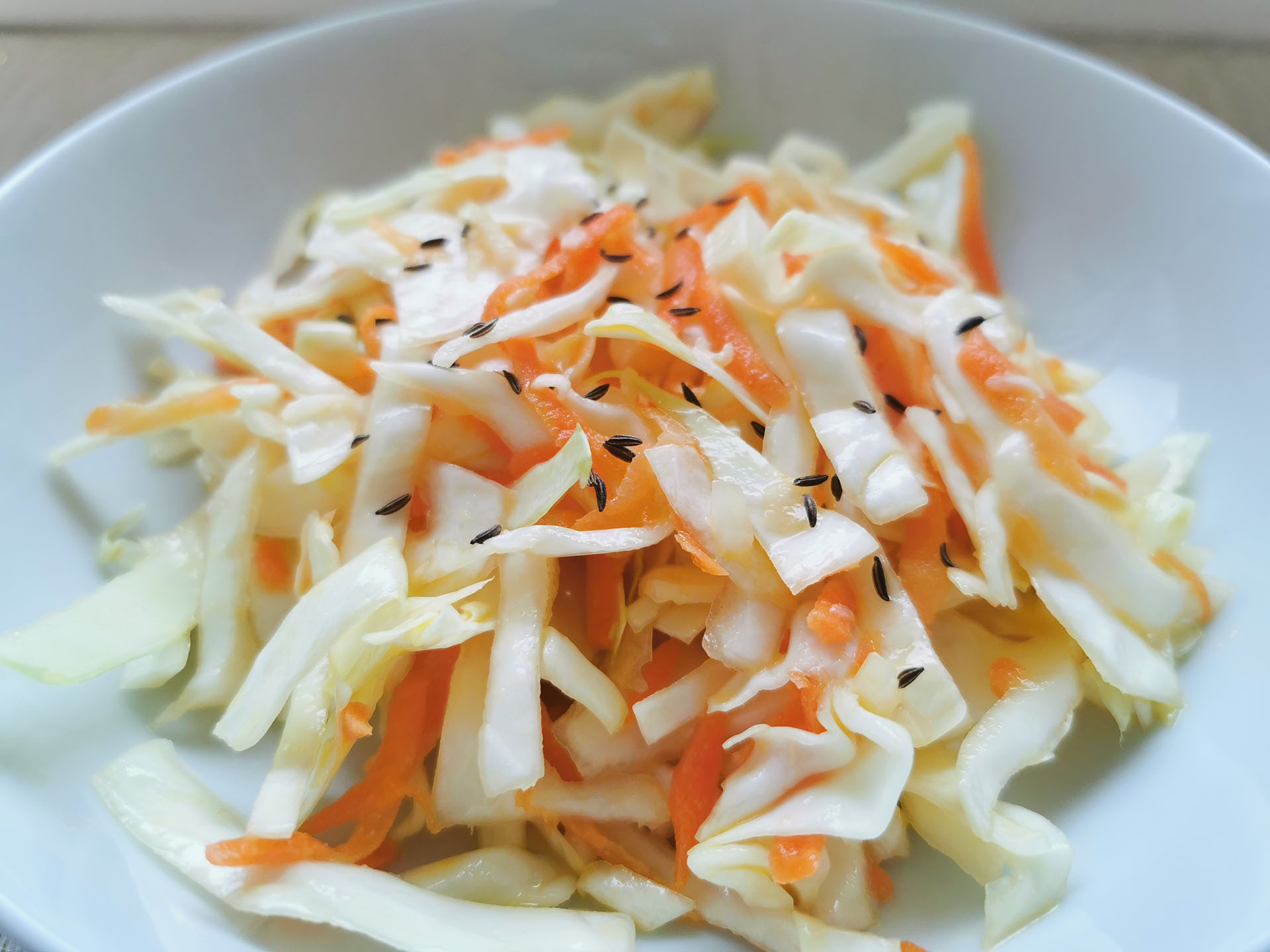 Krautsalat mit Honigdressing